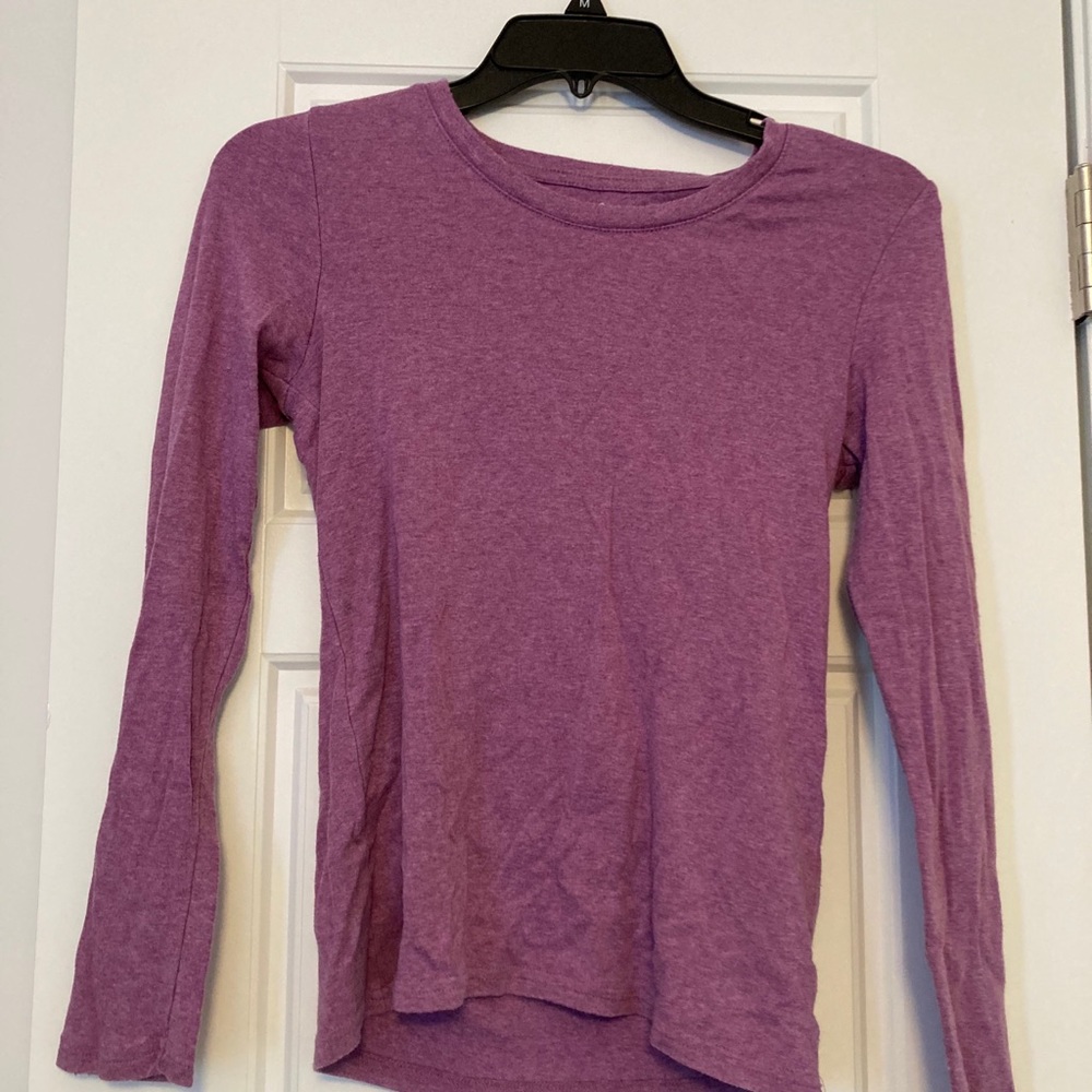 Workout purple shirt